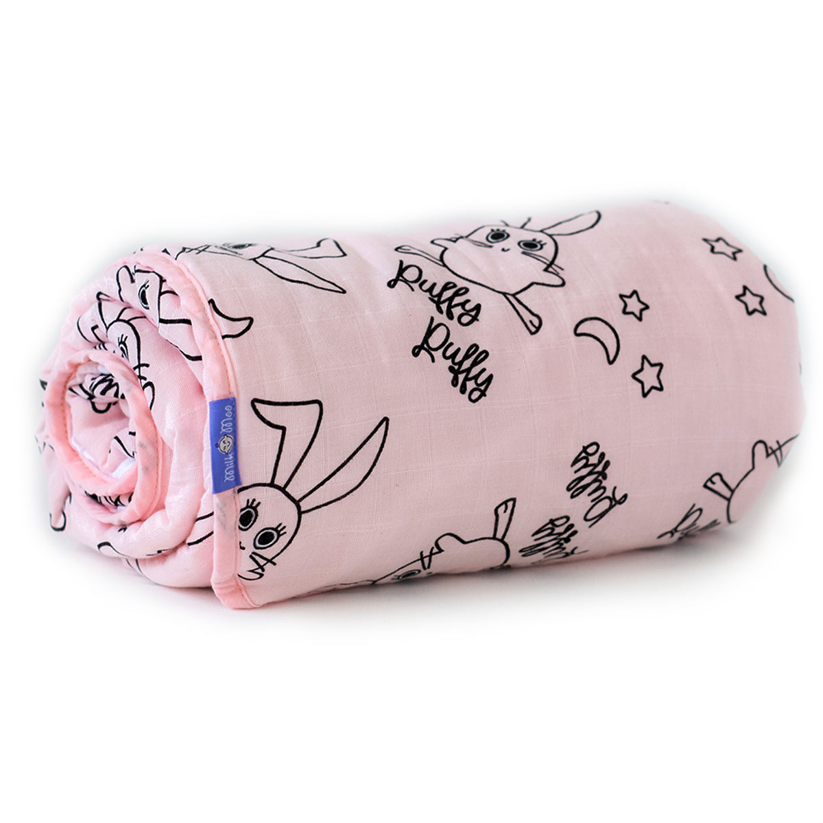 Milk&Moo Chancin Musselin Babydecke in sanften Farben, 90x110cm, aus türkischer Baumwolle, ideal für Babys, vielseitig einsetzbar.